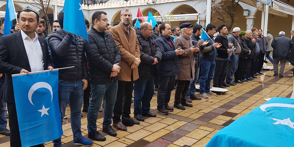 Doğu Türkistanlı Kerem Abdulveli için gıyabi cenaze namazı kılındı