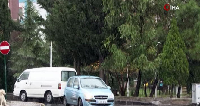 O ilimizde kar yağışı başladı