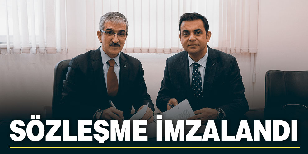 Sözleşme imzalandı