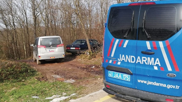 Ormanlık alanda suçüstü yakalandılar!
