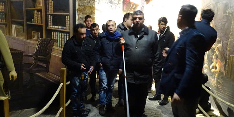 Görme Engelliler Panorama müzesinde