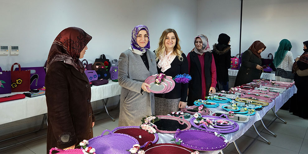 El emeği göz nuru ürünler görücüye çıktı