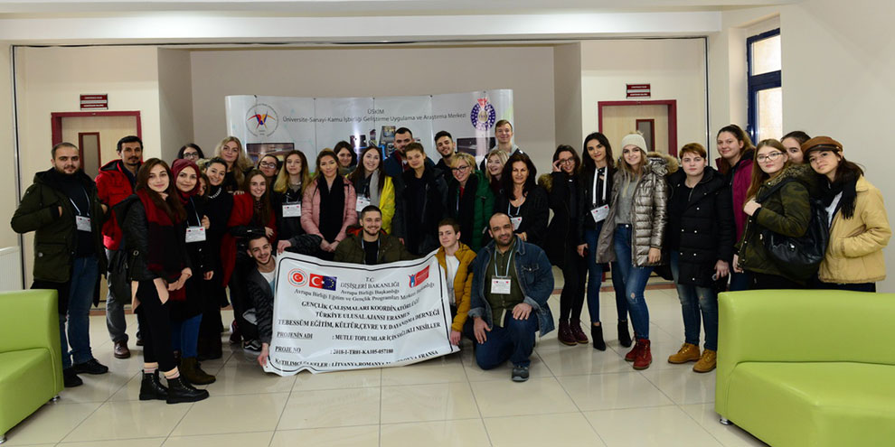 KSÜ, AB Projesiyle Kahramanmaraş’a gelen gençleri ağırladı