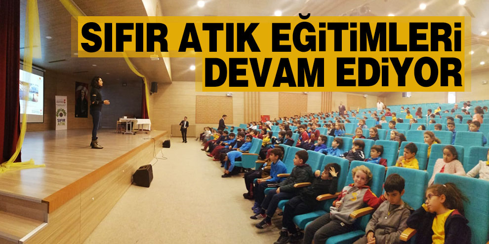 Sıfır atık eğitimleri devam ediyor