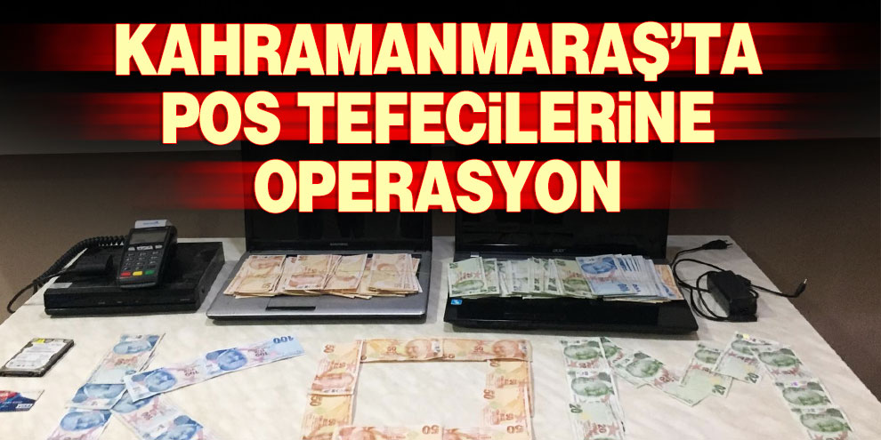 POS tefecilerine operasyon: 4 gözaltı