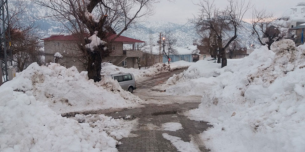 Kahramanmaraş’ta karla mücadele