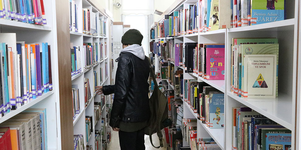 Kütüphanede kitap okuma analizi