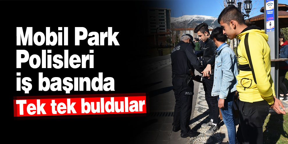 Parklarda saklanan kesici aletler bulundu