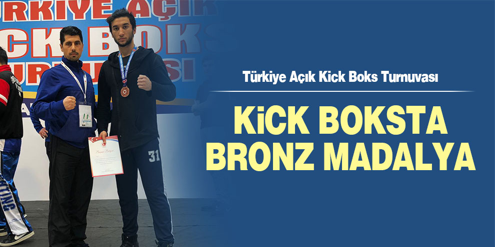 Kick boksta bronz madalya