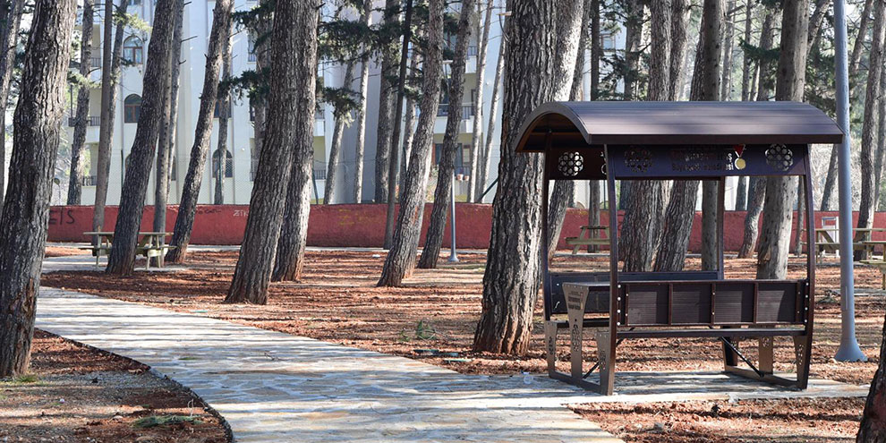 Hocalı parkı yapımı devam ediyor