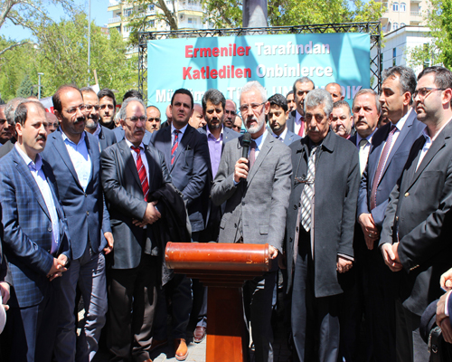 KAHRAMANMARAŞ HALKI, SOYKIRIM İDDİALARINA KARŞI TEK YÜREK OLDU