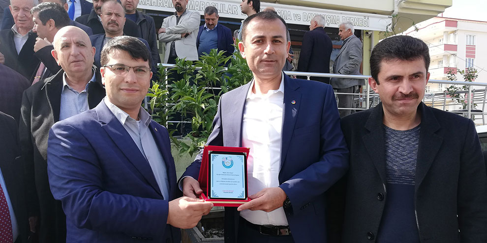 Osmaniye Kahramanmaraşlılar Derneği’nde bayrak değişimi