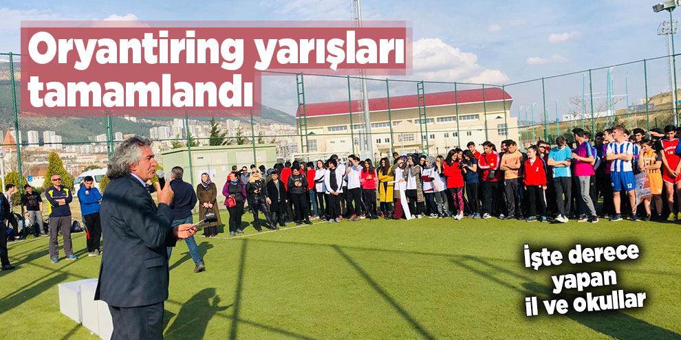 Oryantiring (A-B) grup yarışları ilimizde tamamlandı