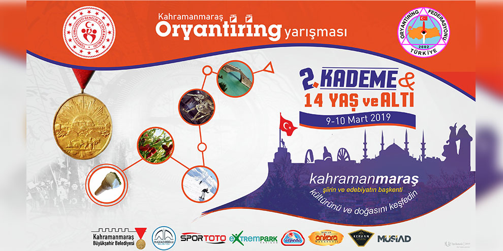 Türkiye’nin en büyük Oryantiring şampiyonası Kahramanmaraş’ta