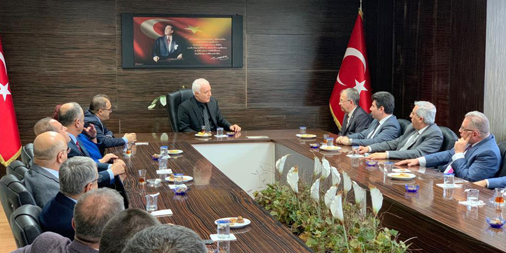 KSÜ Rektörü Can'dan Rektör Hatipoğlu'na ziyaret