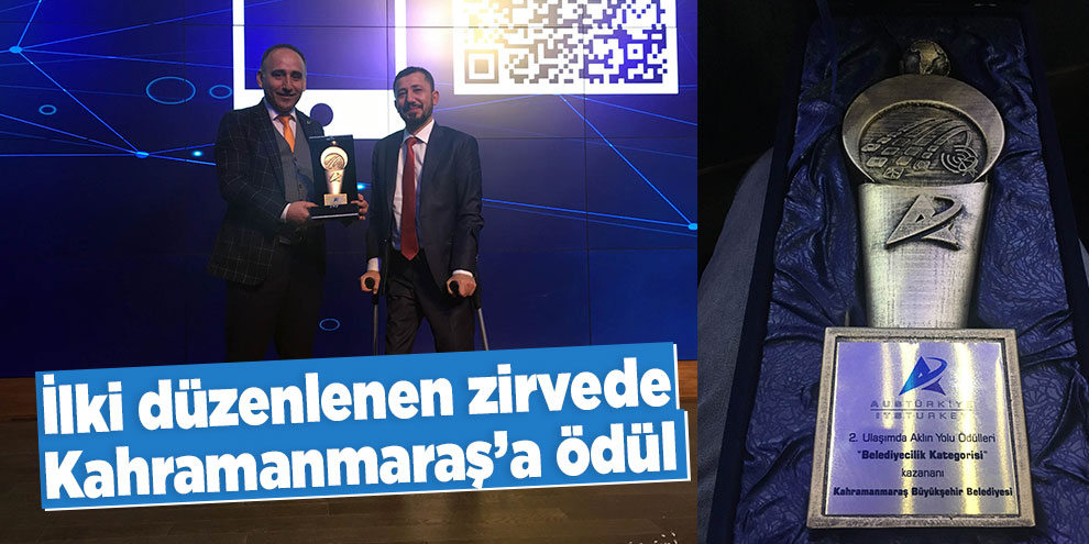 Büyükşehir’e ‘Ulaşımda aklın yolu’ ödülü