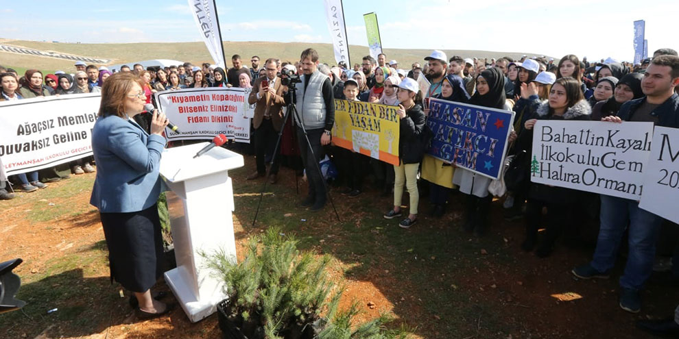 Bağlarbaşı hatıra ormanı oluşturuldu