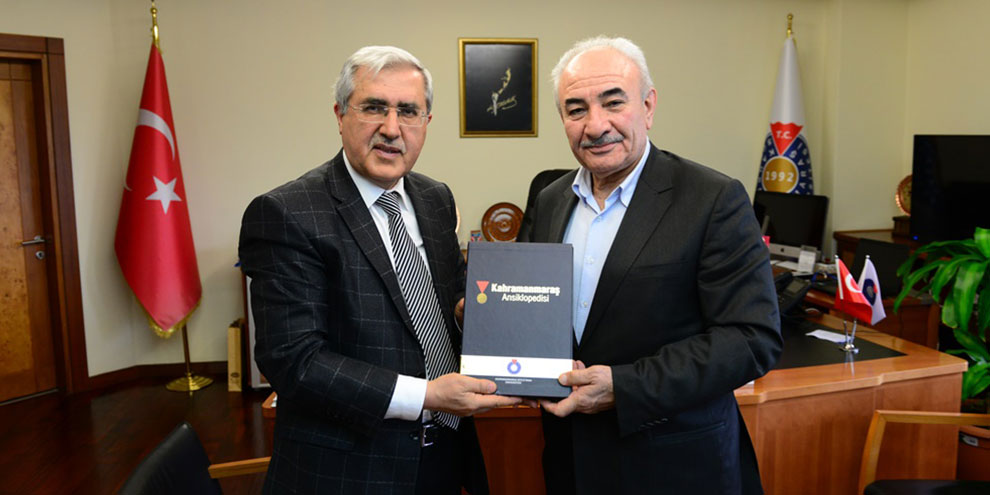 KSÜ Rektörü Can, Eğitimci-Yazar Vehbi Vakkasoğlu’nu ağırladı