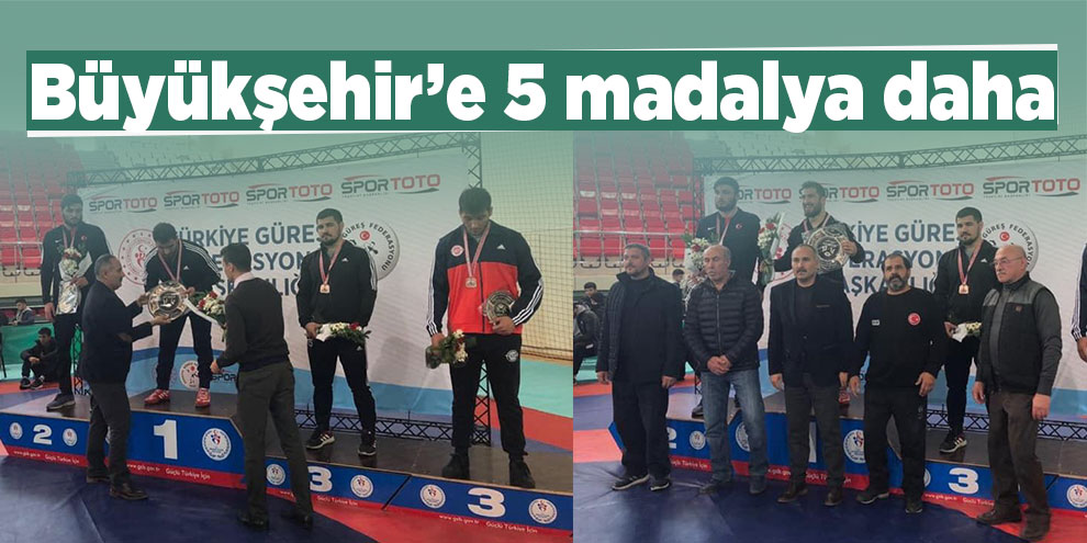 Büyükşehir’e 5 madalya daha