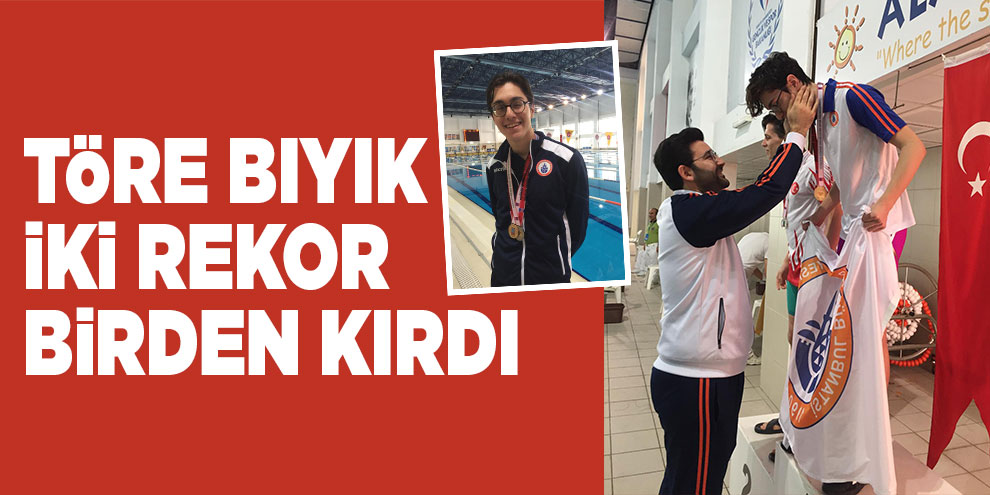 Töre bıyık iki rekor birden kırdı