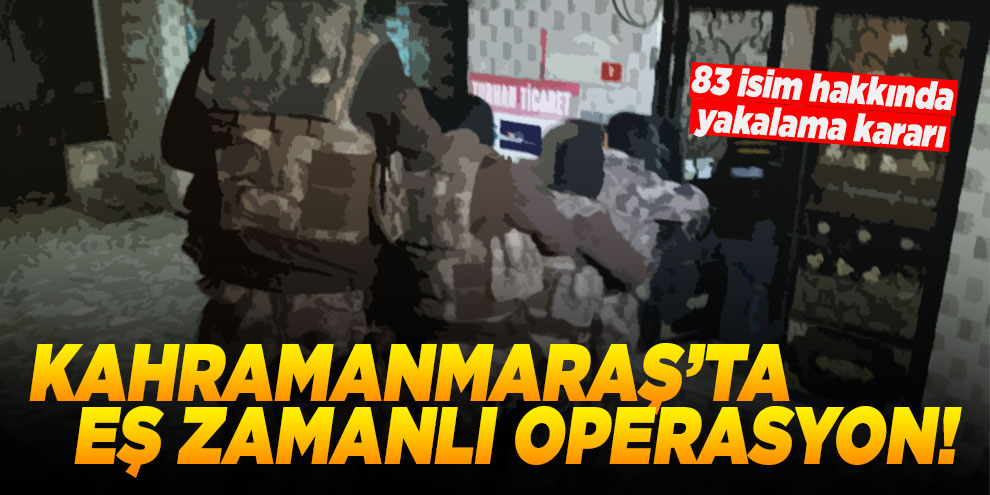 Kahramanmaraş dahil 7 ilde kaçak içki operasyonu
