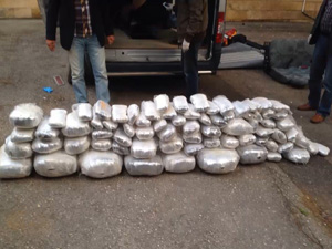 KAHRAMANMARAŞ'TA 110 KİLOGRAM ESRAR ELE GEÇİRİLDİ