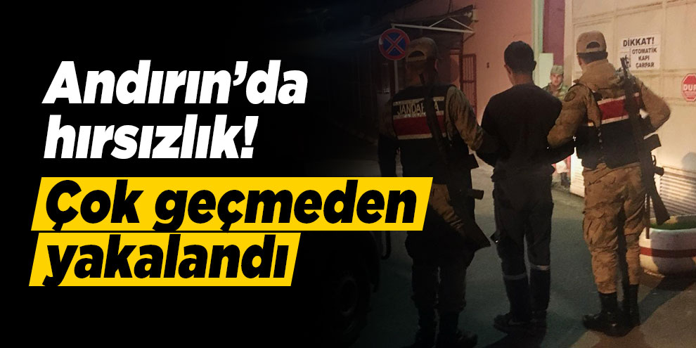 Telefon hırsızı yakalandı