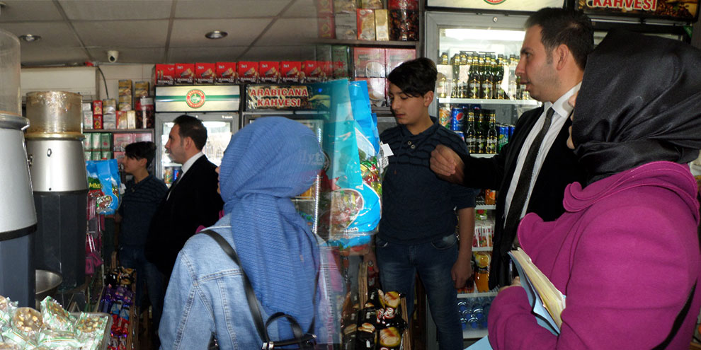 Suriyeli işletmelerin satış yerleri denetleniyor