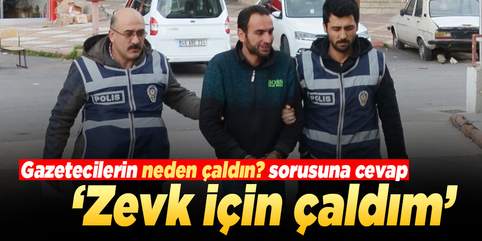 Televizyon hırsızı yakalandı, ''zevk için çaldım'' dedi