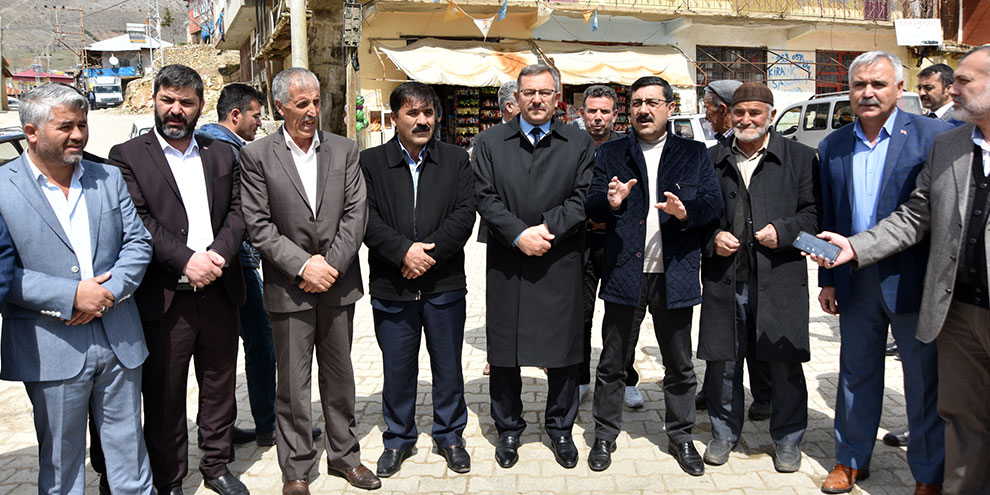 Başkan Aydın ilk ziyaretini Büyükkızılcık mahallesine yaptı