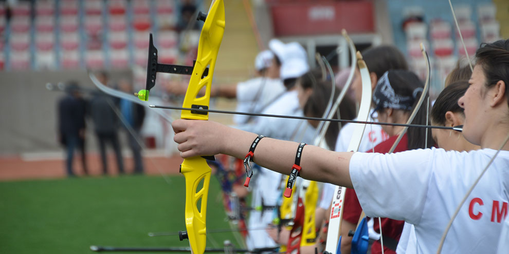 Kahramanmaraş'ta okullar arası okçuluk şampiyonası