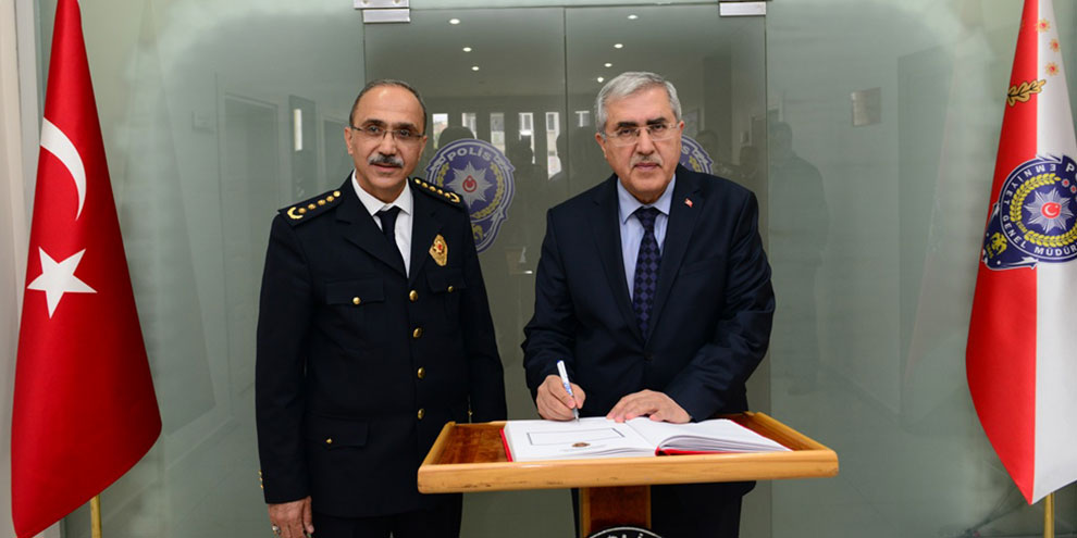 Rektör Can, Emniyet Müdürlüğünü ziyaret etti