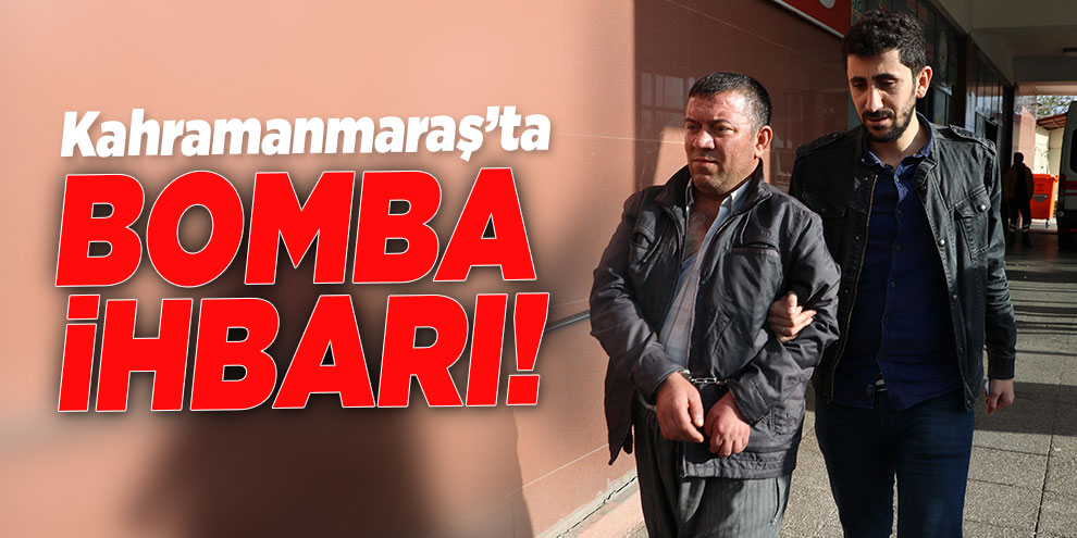 Asılsız bomba ihbarında bulununca yakalandı