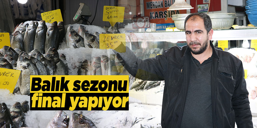 Balık sezonu final yapıyor