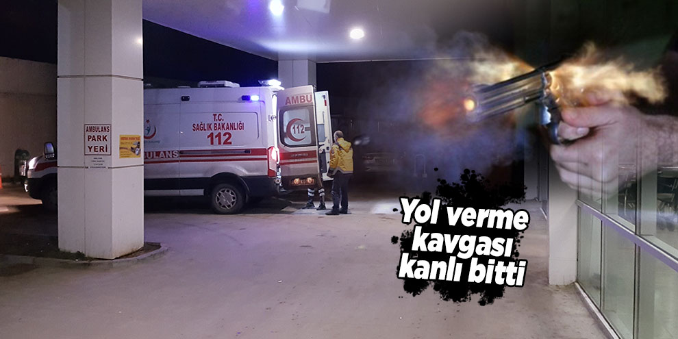 Yol verme kavgası kanlı bitti