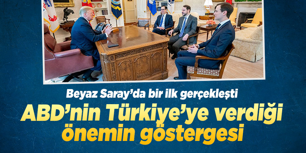 Bakan Albayrak, ABD Başkanı Trump ile görüştü