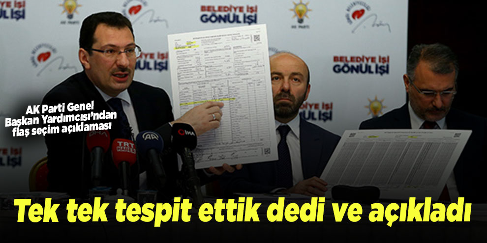 Ali İhsan Yavuz: Tek tek tespit ettik FETÖ'den ihraç edilenler sandığa yazılmış