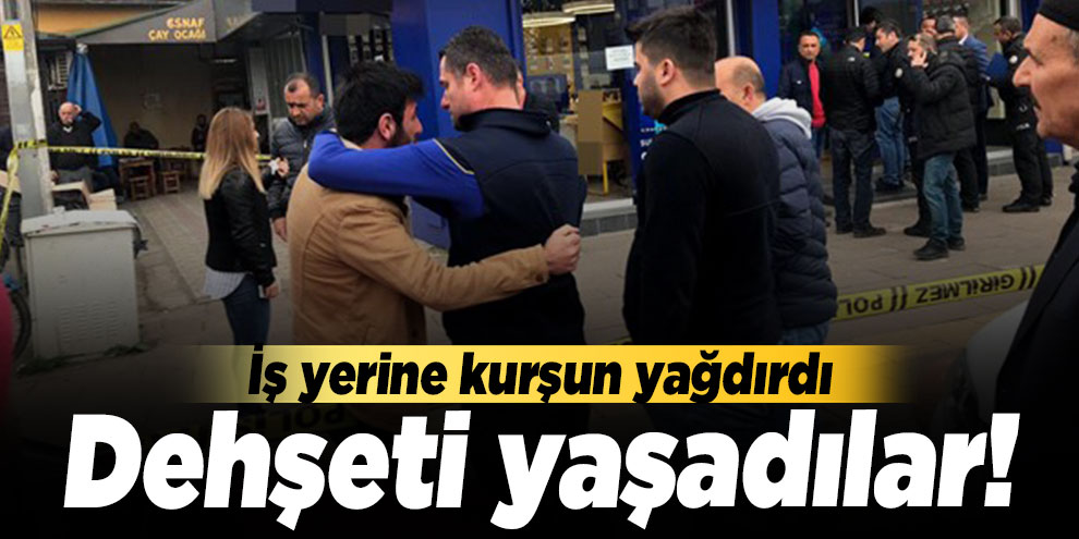 İş yerinde dehşet! 3 kadın çalışandan 2'sini yaraladı