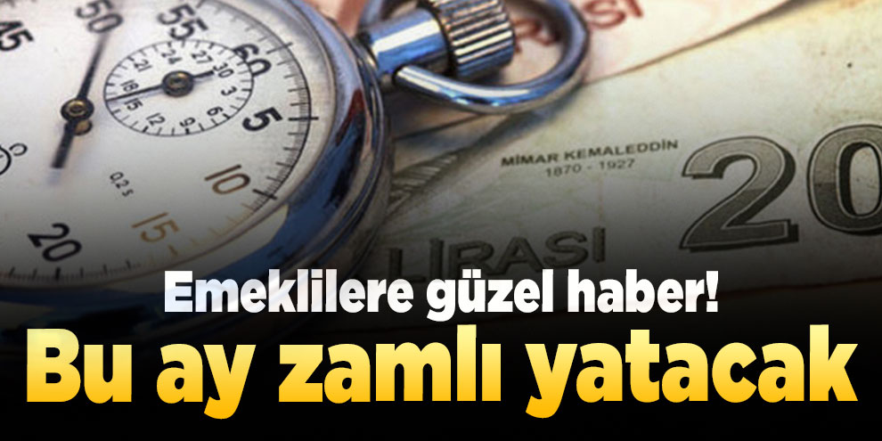 Emekliye güzel haber! 323 TL zam...