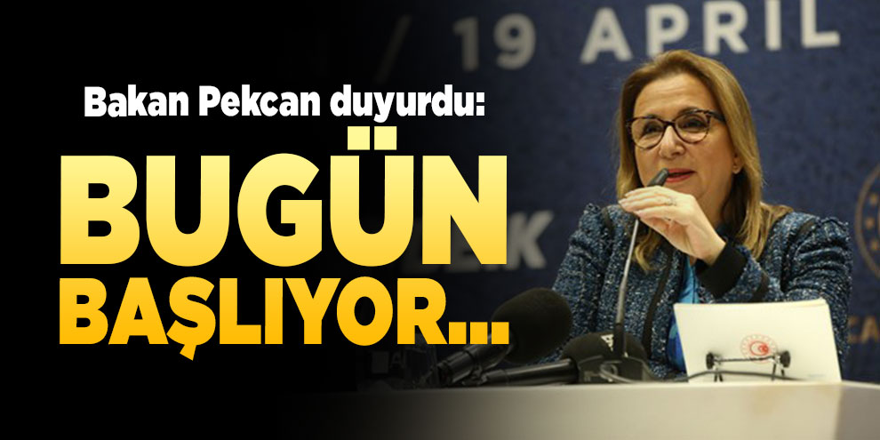 Bakan duyurdu! Bugünden sonra Türk lirası kullanılacak