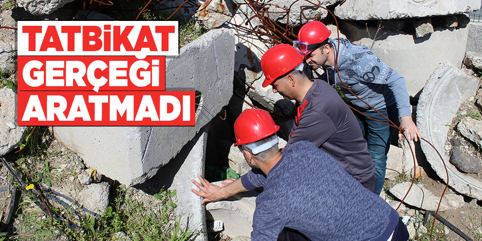 Kahramanmaraş’ta afet ve acil durum tatbikatı