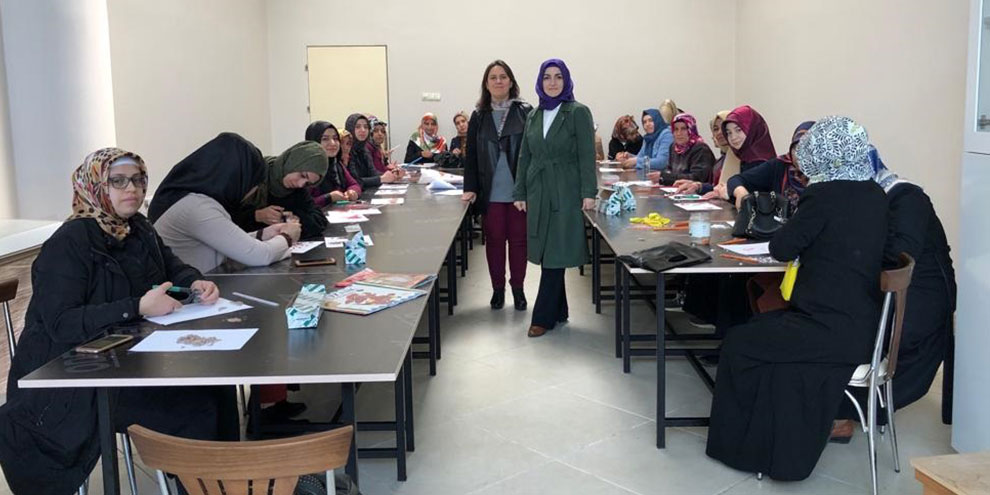 Büyükşehir’den sanatsal mozaik kursu