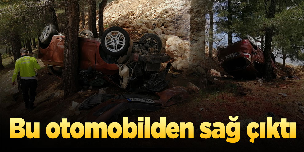 Bu otomobilden sağ çıktı