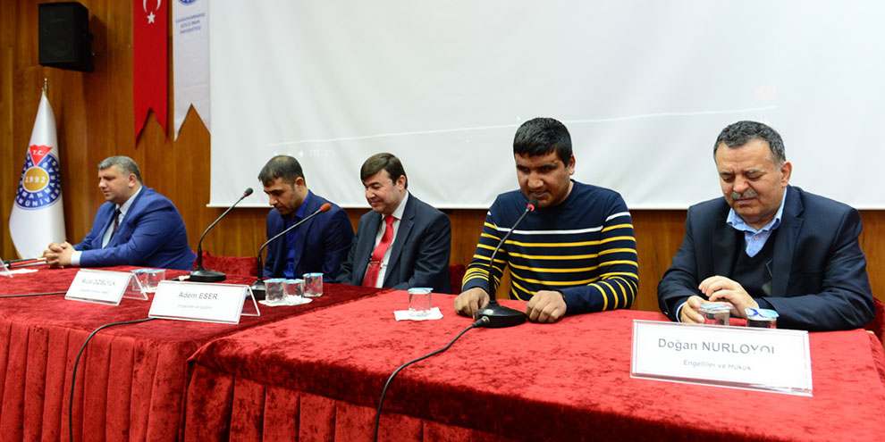 KSÜ’de Görme Engelliler paneli