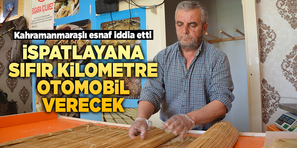 İspatlayana otomobil verecek
