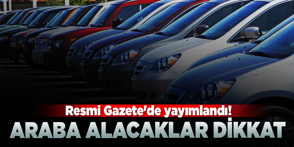 Bazı ürünler için ÖTV düzenlemesi