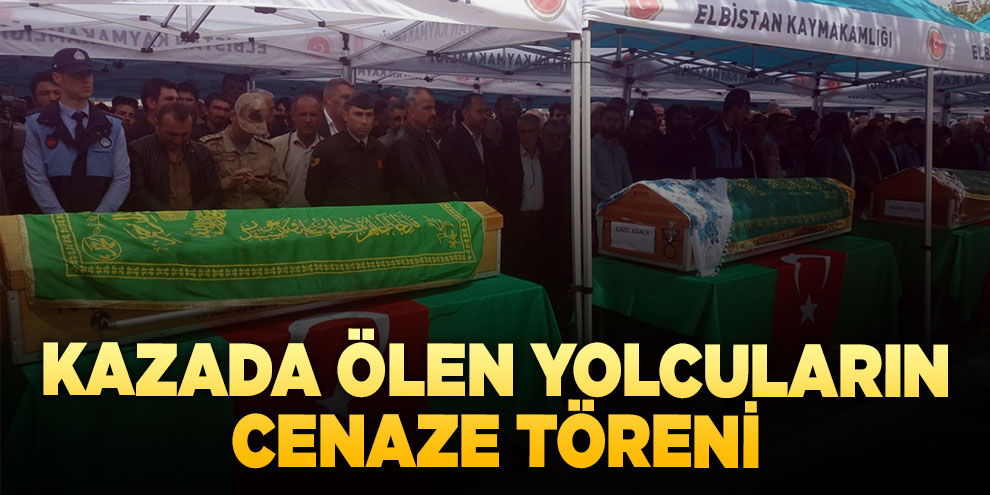 Kazada ölen 5 kişi son yolculuklarına uğurlandı