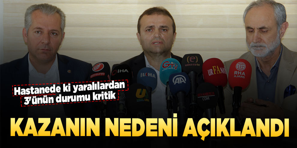 Feci kazada yaralananlardan 3'ünün hayati tehlikesi sürüyor