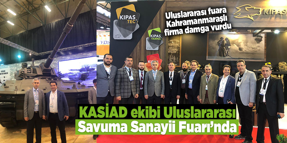 KASİAD ekibi Uluslararası Savuma Sanayii Fuarı’nda