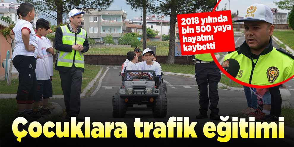 Çocuklara trafik eğitimi
